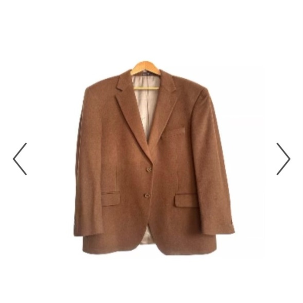 ARNOLD BRANT men's 100% cashmere blazer - SIZE 44 - LARGE